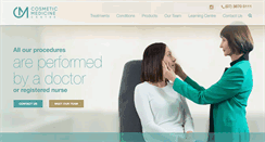 Desktop Screenshot of cosmeticmedicinecentre.com.au